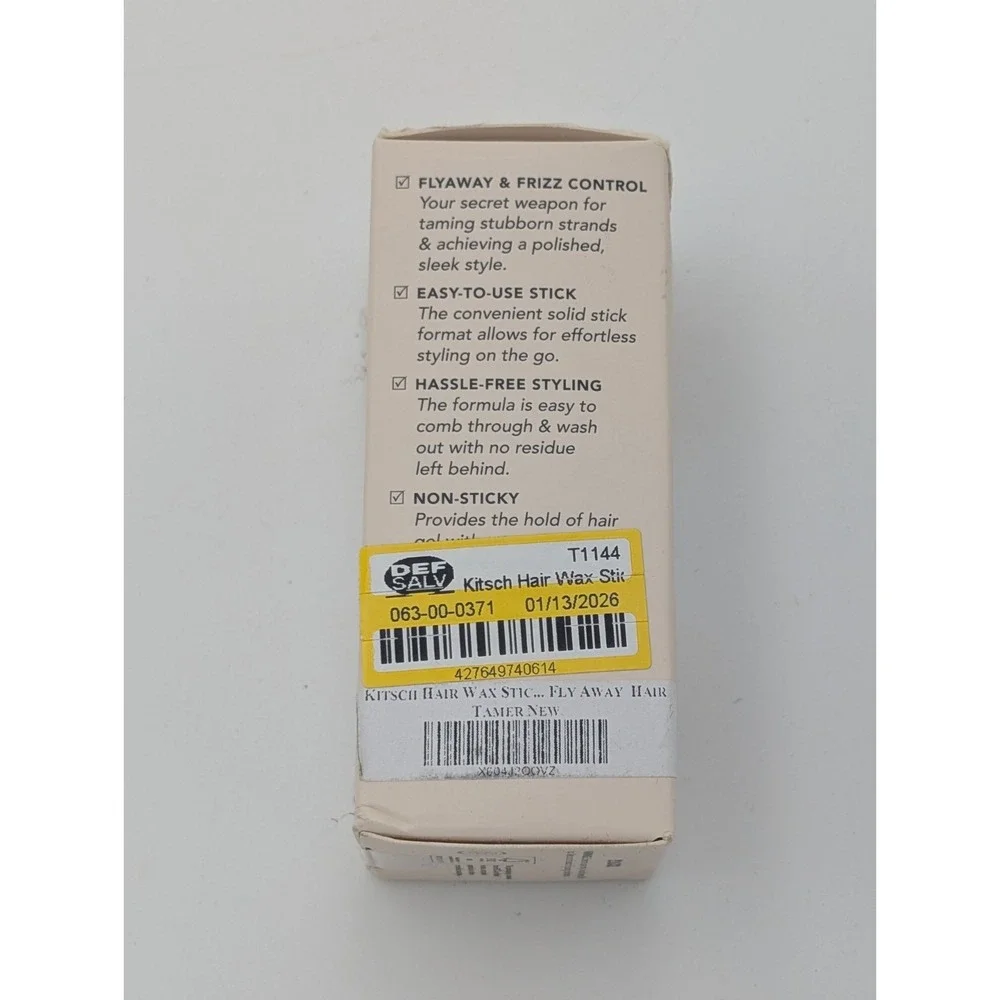 KITSCH - Hair Wax Stick with Castor Oil 75g. Brand new!